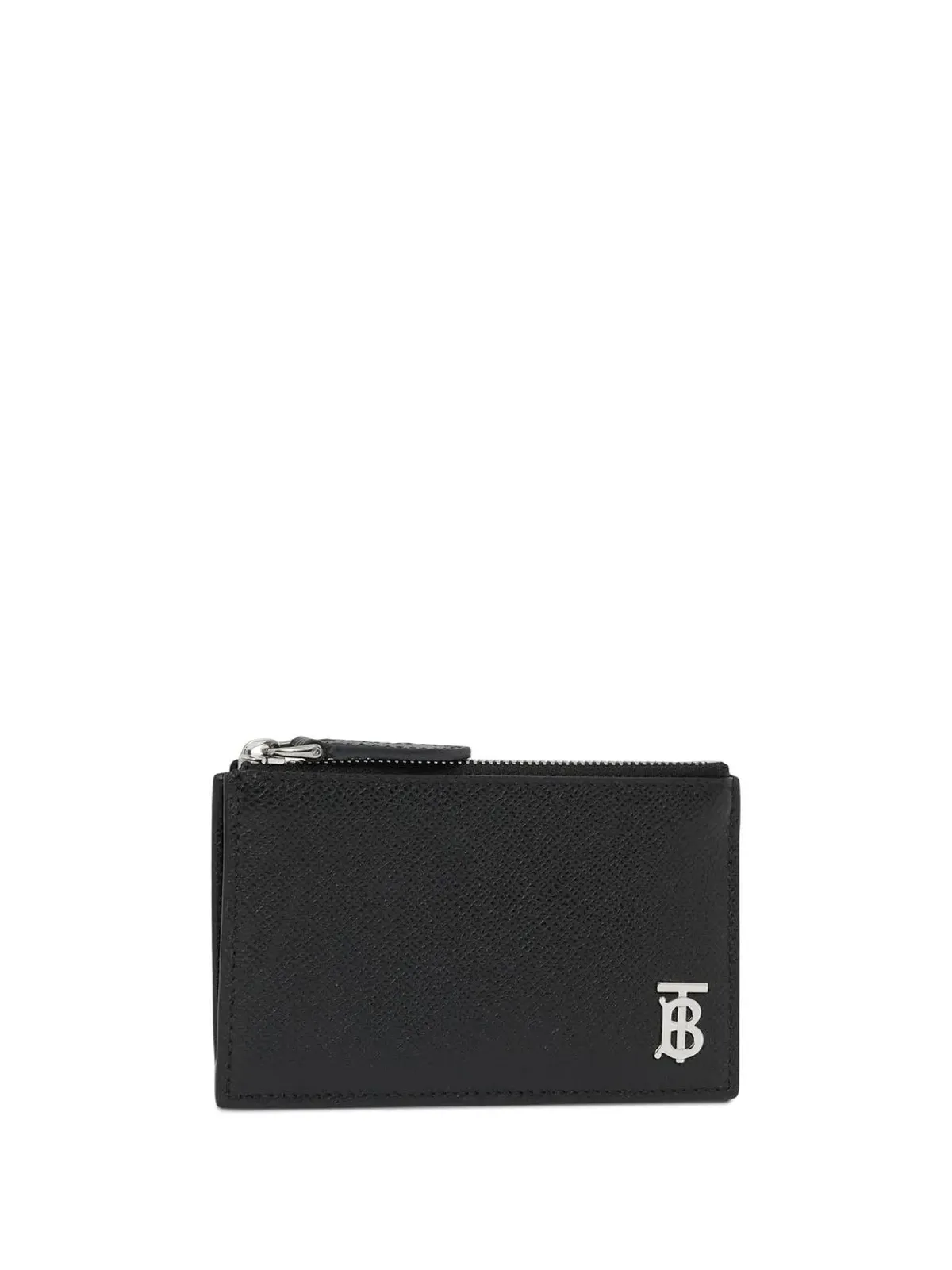 Burberry グレインドレザー TBジップカードホルダー ブラック - 画像5