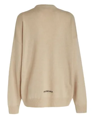 Balenciaga クルーネック カシミヤ セーター - サムネイル2