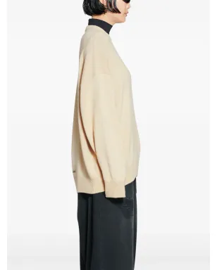 Balenciaga クルーネック カシミヤ セーター - サムネイル4
