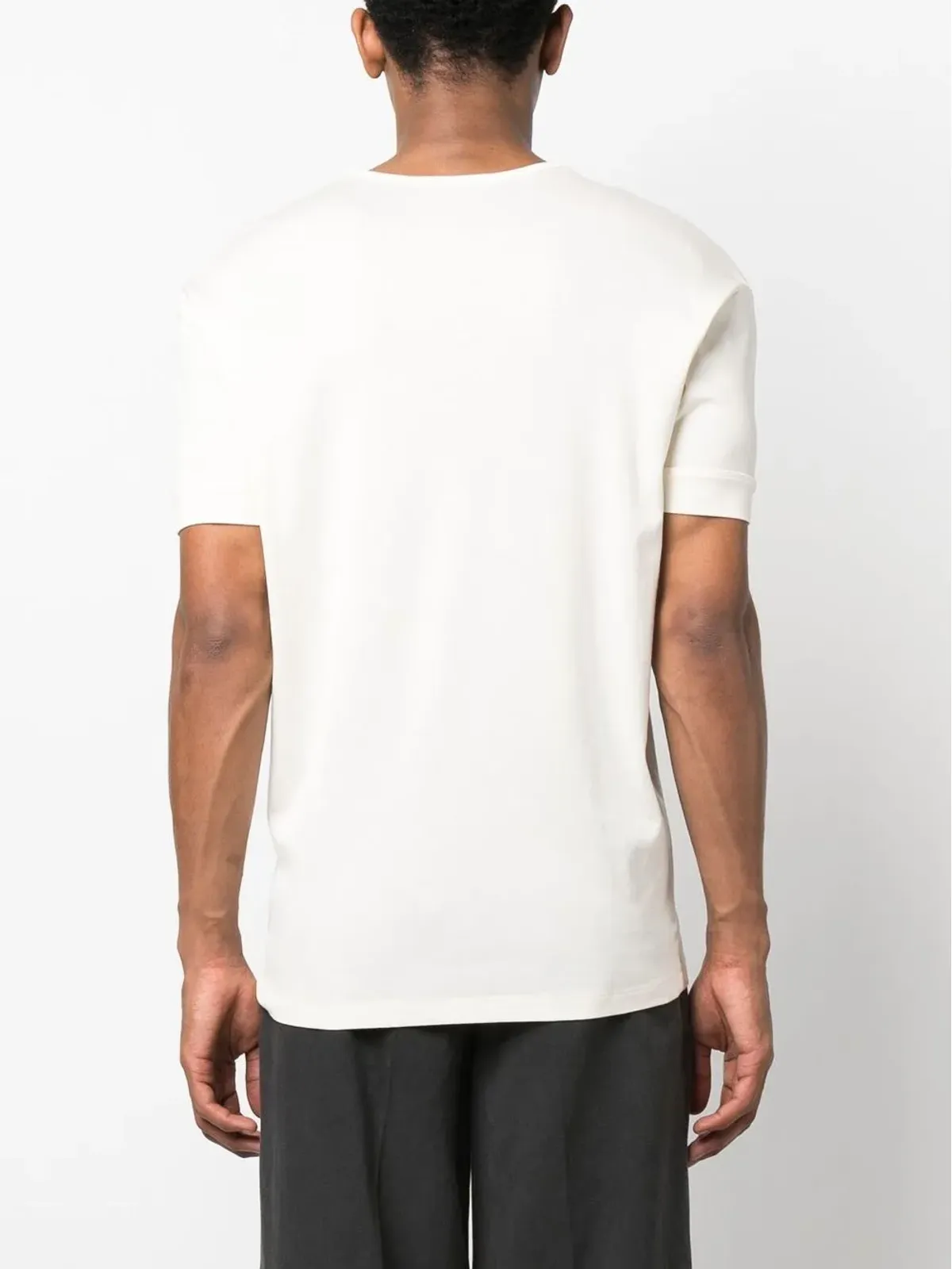 LEMAIRE クルーネック コットン Tシャツ - 画像4