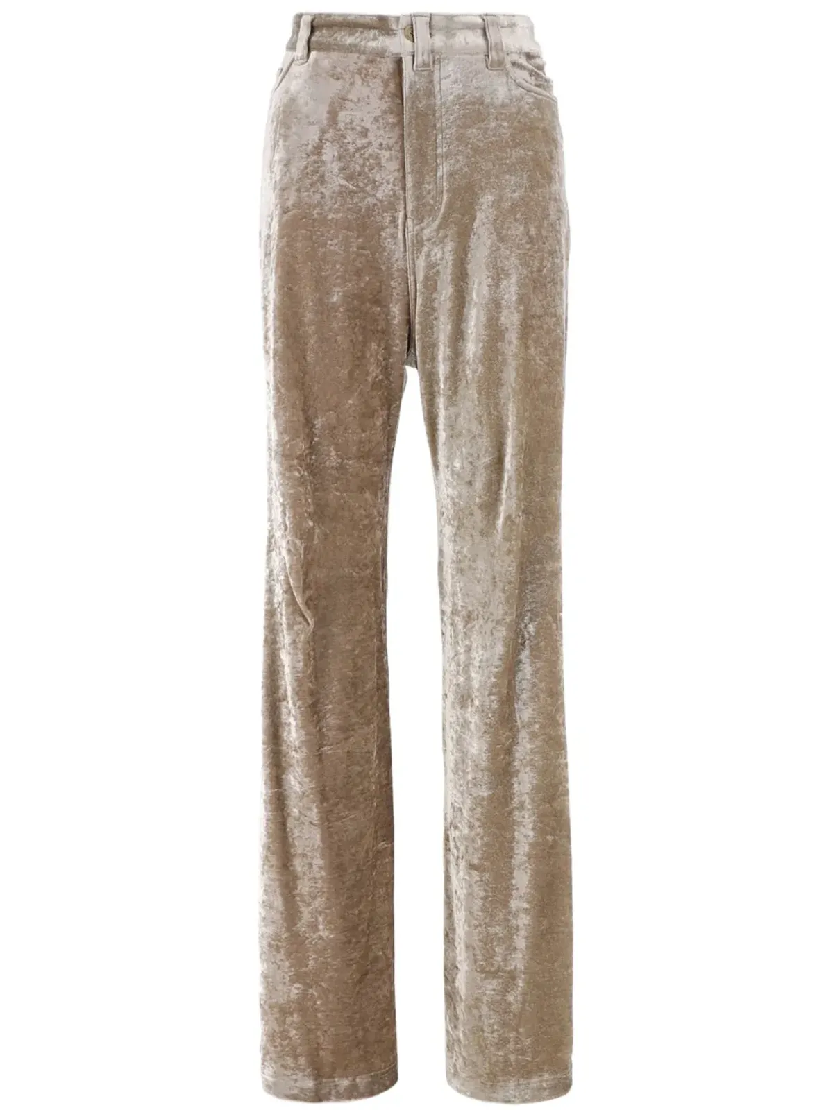 Balenciaga ベルベットのワイドレッグパンツ - 画像1