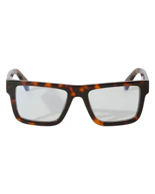 Off-White Eyewear スクエアフレーム眼鏡 ブラウン - サムネイル1