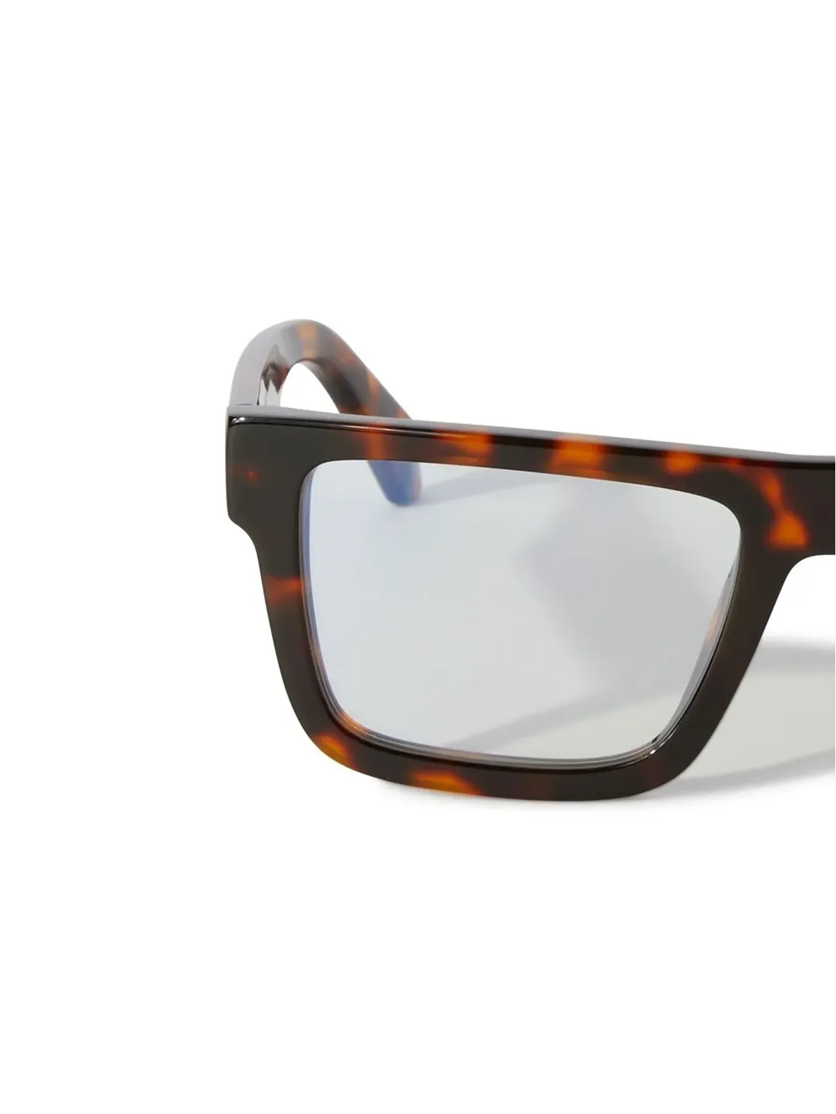 Off-White Eyewear スクエアフレーム眼鏡 ブラウン - 画像3