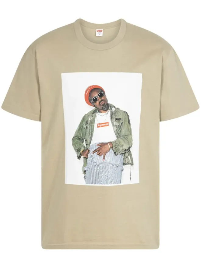 Supreme Supreme アンドレ3000写真プリントTシャツ - ベージュ系の商品画像
