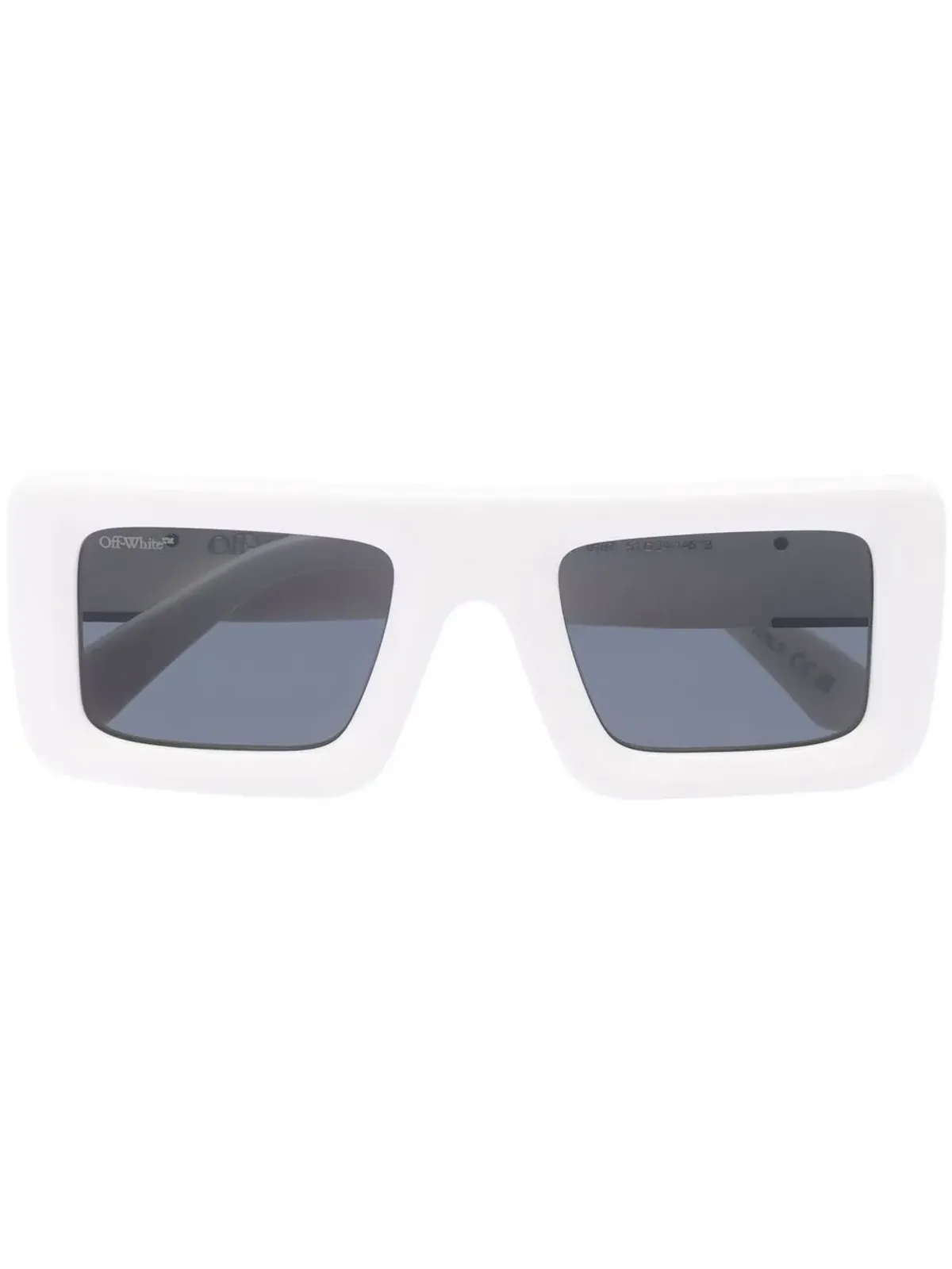 Off-White Eyewear レオナルド レクタンギュラーフレーム サングラス - 画像1