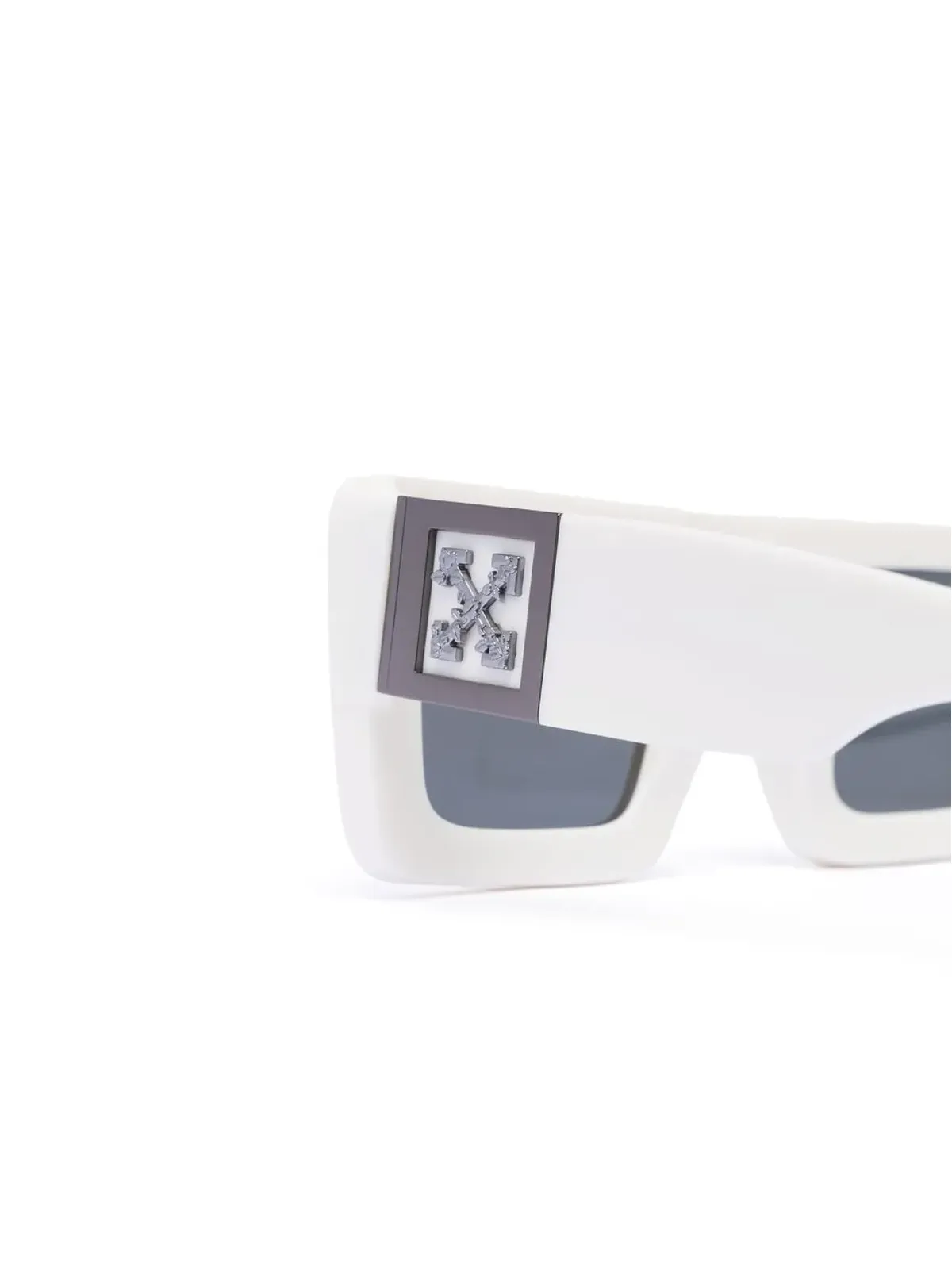 Off-White Eyewear レオナルド レクタンギュラーフレーム サングラス - 画像3