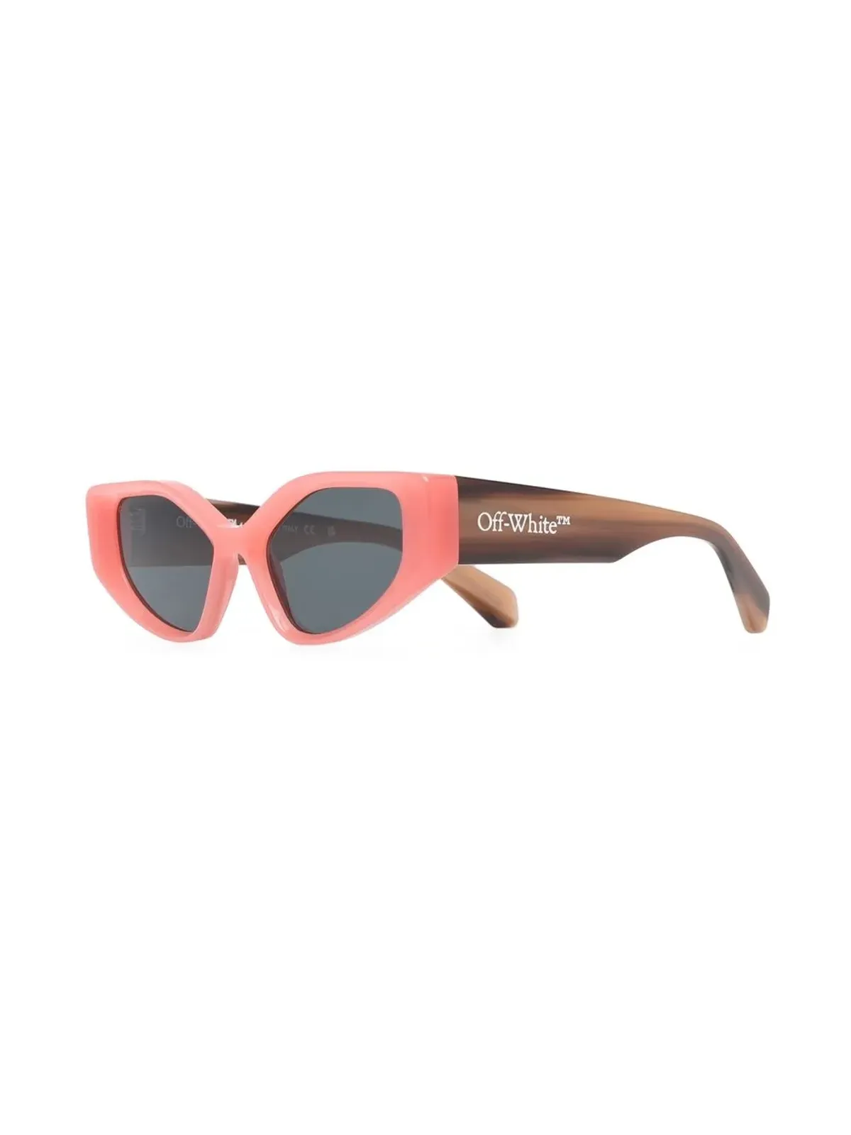 Off-White Eyewear メンフィス レクタングルフレーム サングラス - オレンジ - 画像2
