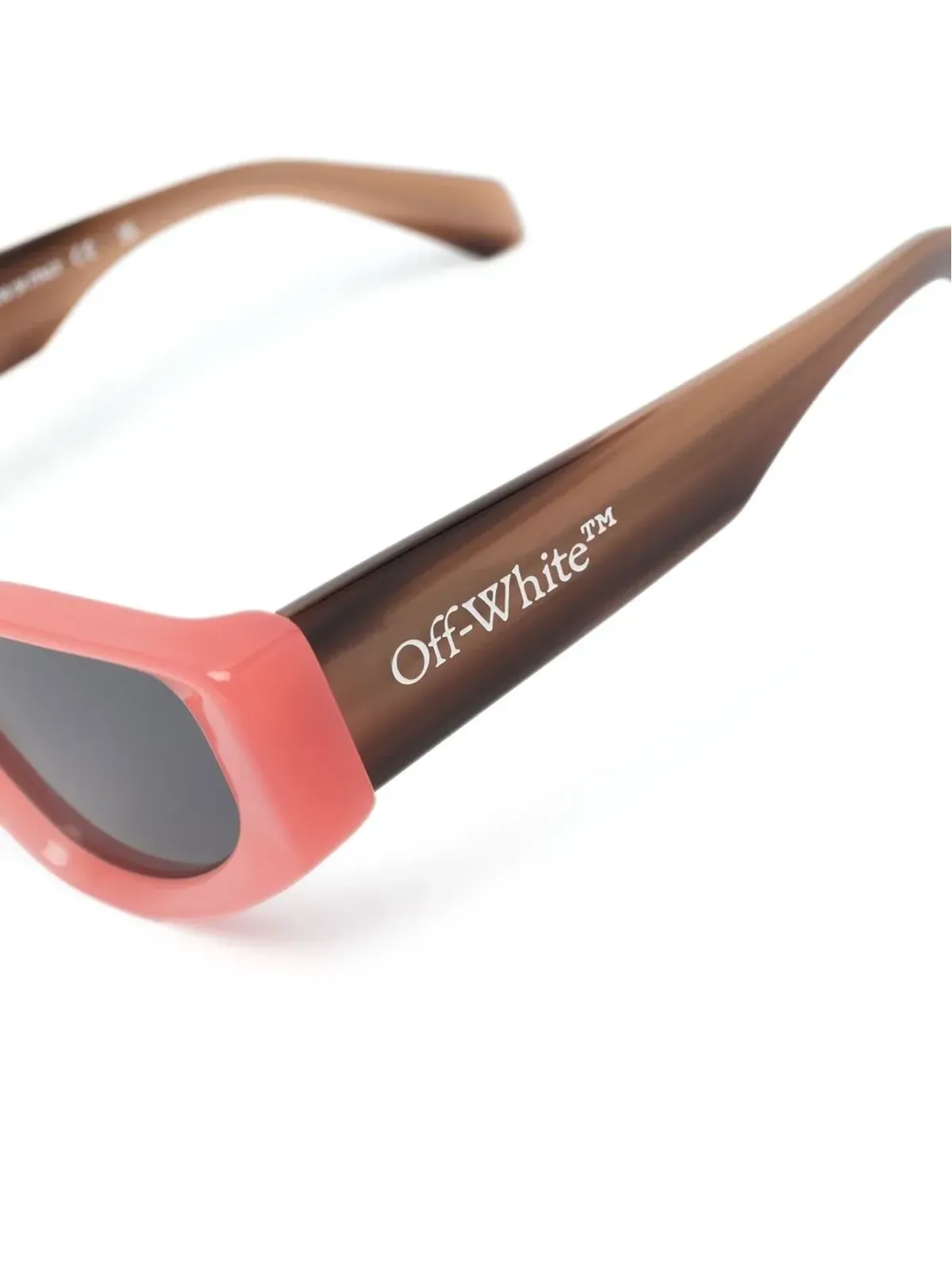 Off-White Eyewear メンフィス レクタングルフレーム サングラス - オレンジ - 画像3