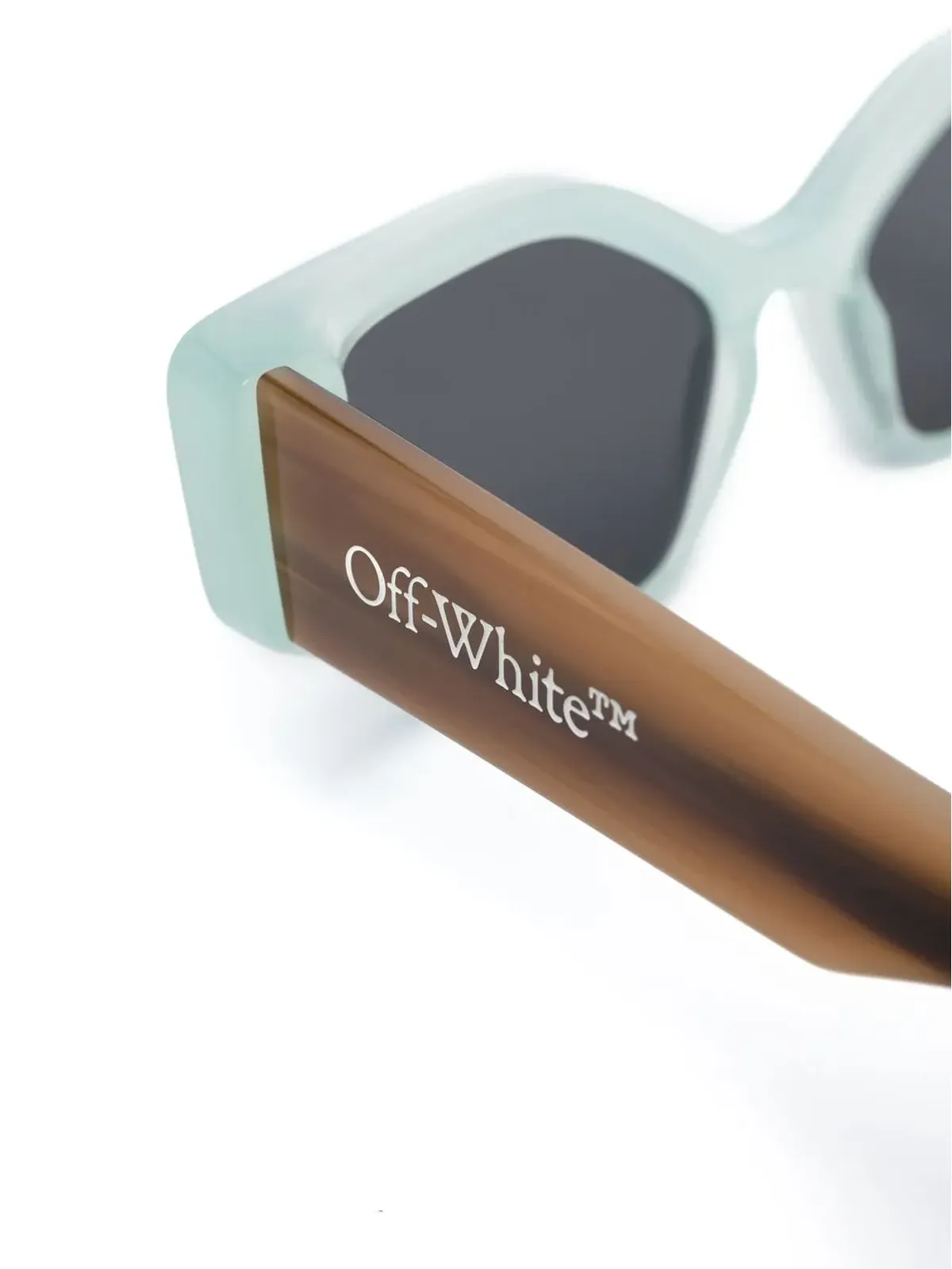 Off-White Eyewear メンフィス キャットアイ サングラス - ブルー - 画像3