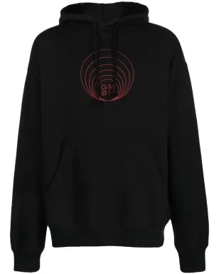 GmbH 刺繍ロゴディテール フーディ - サムネイル1