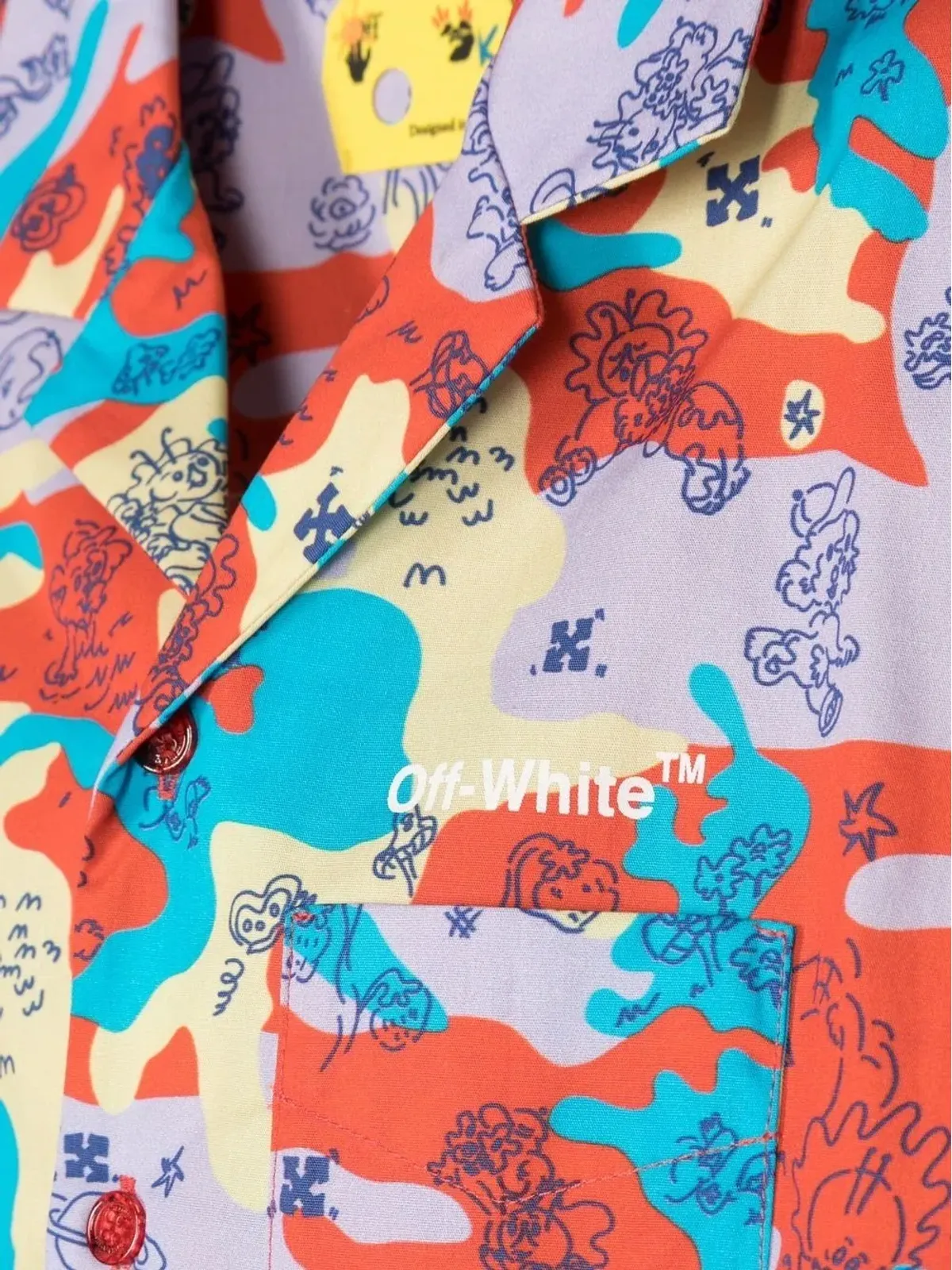Off-White Kids 迷彩プリント 半袖シャツ - 画像3