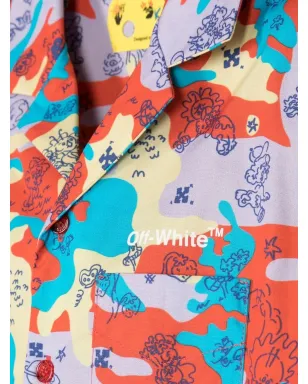 Off-White Kids 迷彩プリント 半袖シャツ - サムネイル3