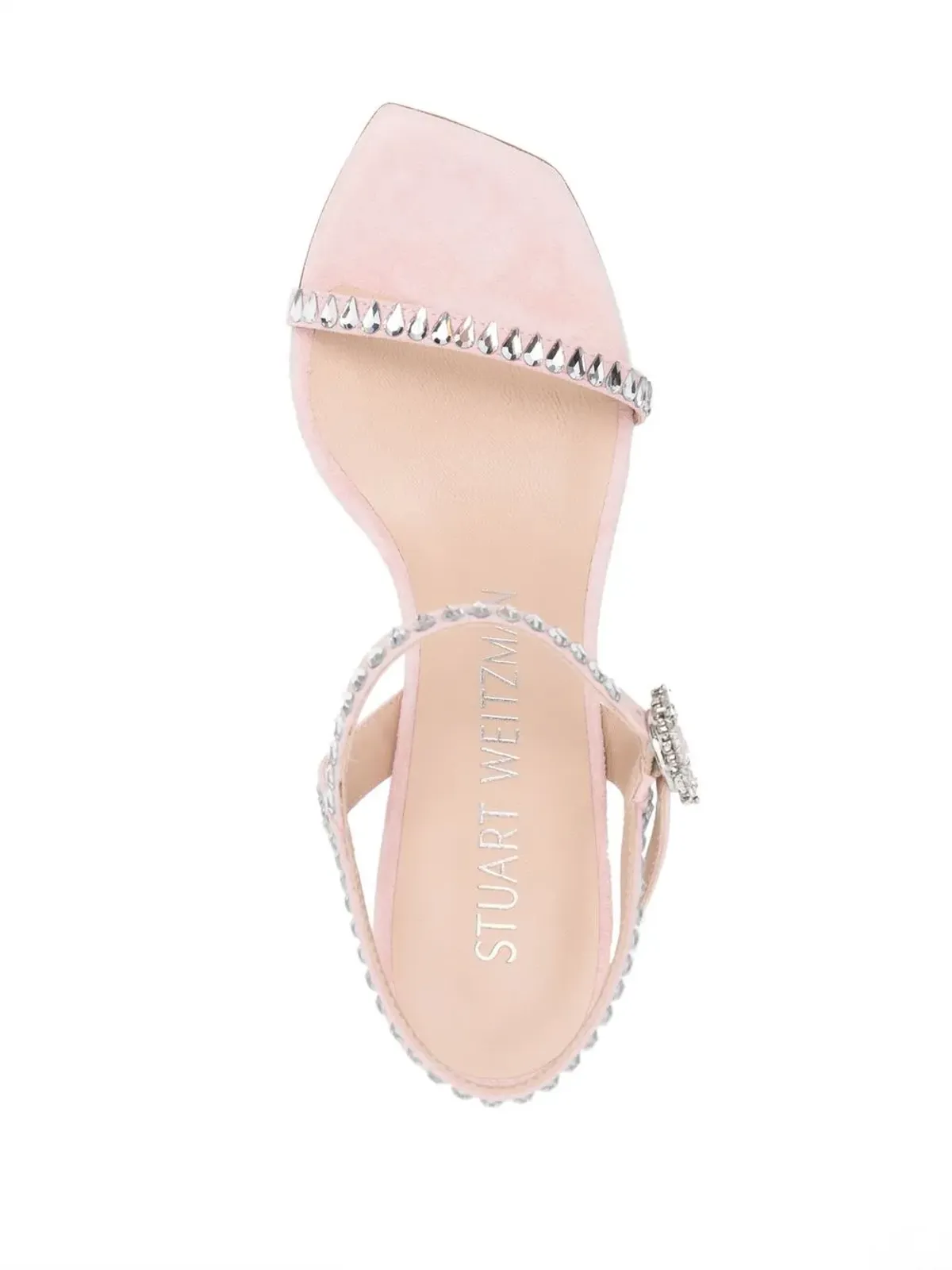 Stuart Weitzman Gemcut 100mm サンダル ピンク - 画像4