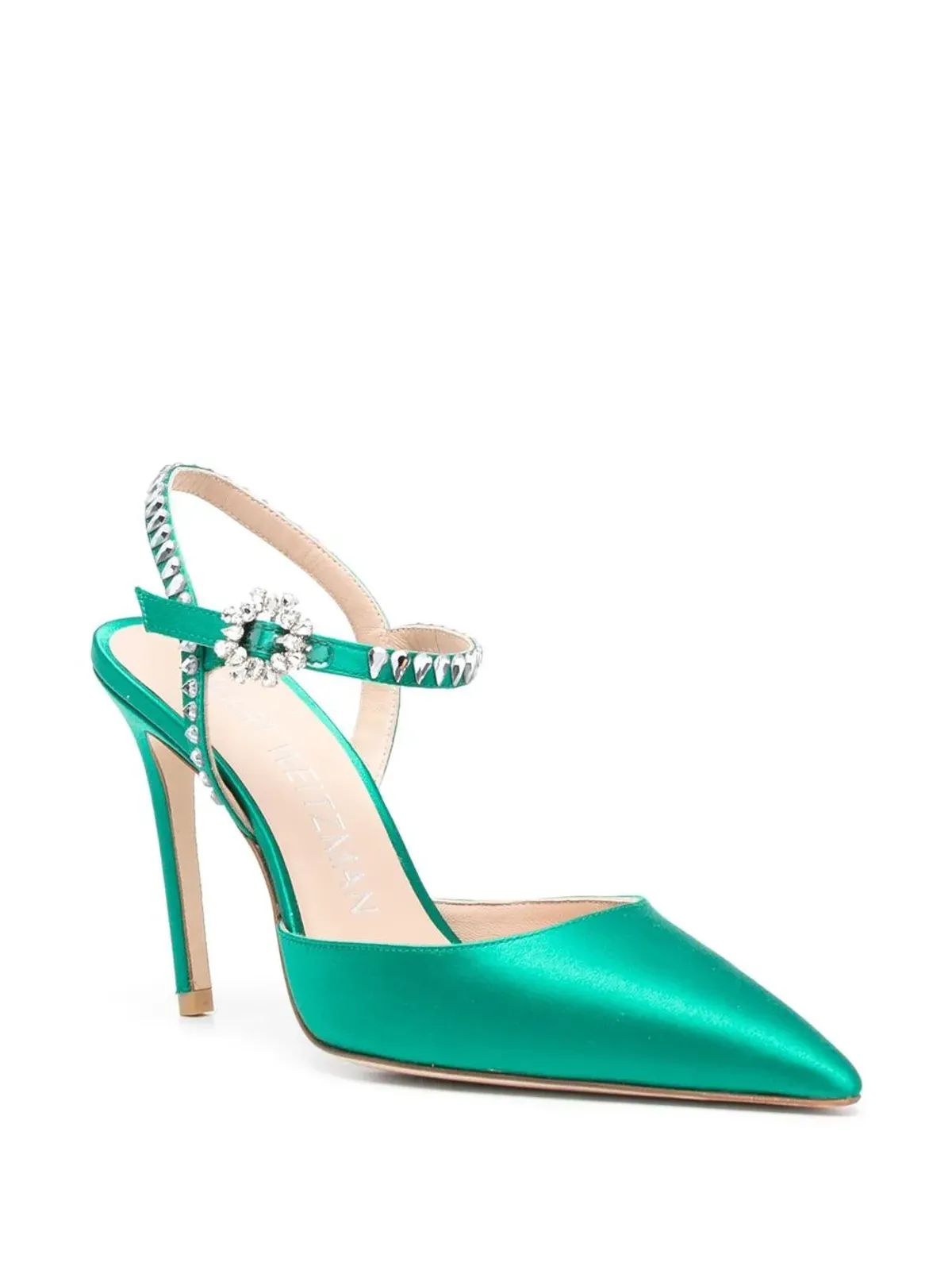 Stuart Weitzman Gemcut アンクルストラップパンプス - グリーン - 画像2