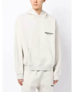 FEAR OF GOD ESSENTIALS ロゴプリント コットンブレンド フーディ - グレー - サムネイル3