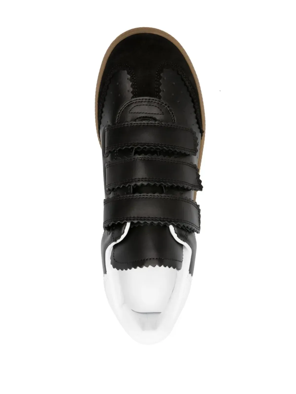ISABEL MARANT Beth パーフォレーテッド・タッチストラップ・スニーカー - 画像4