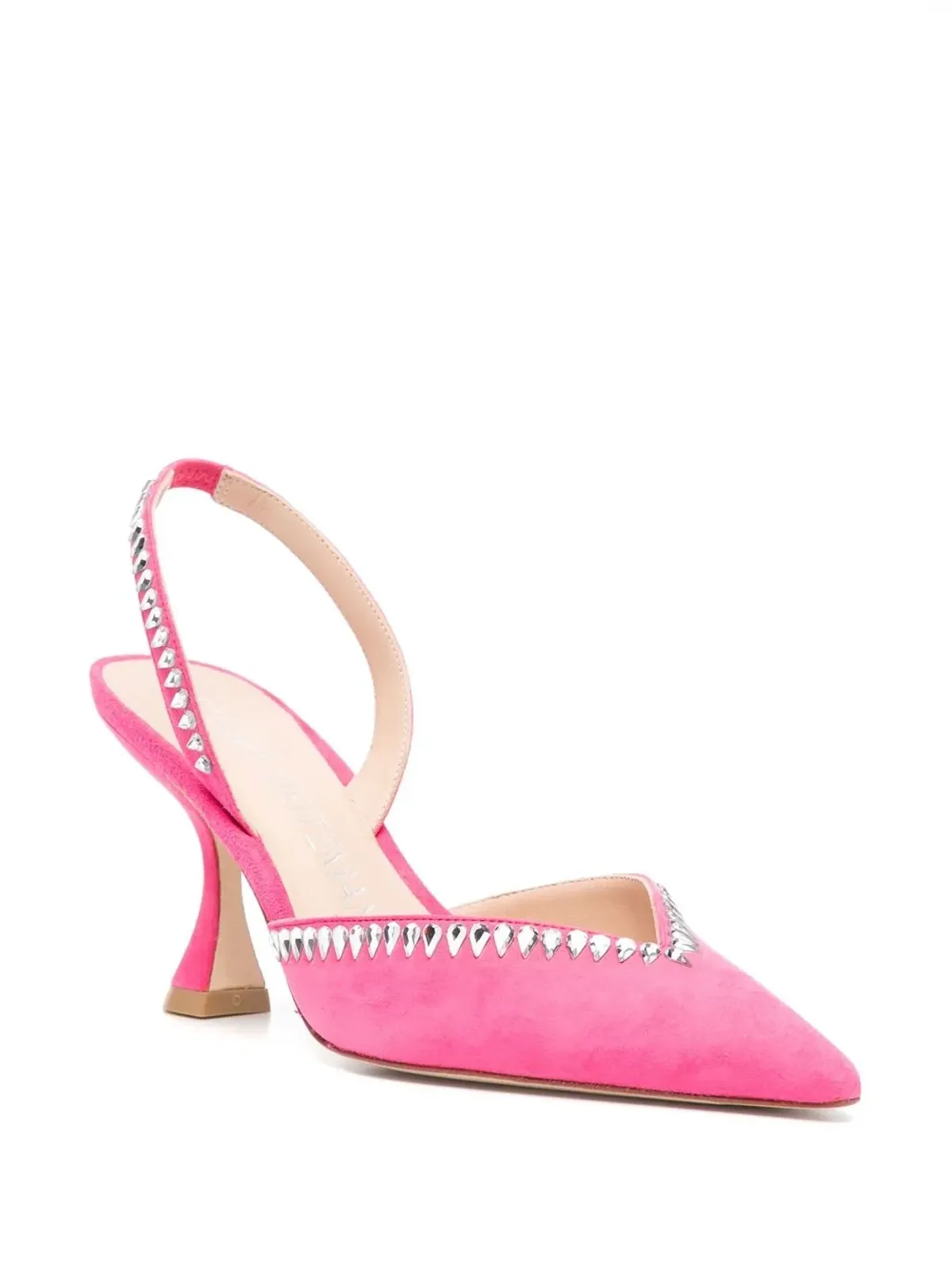 Stuart Weitzman ジェムカットXCurve スリングバックパンプス - 画像2
