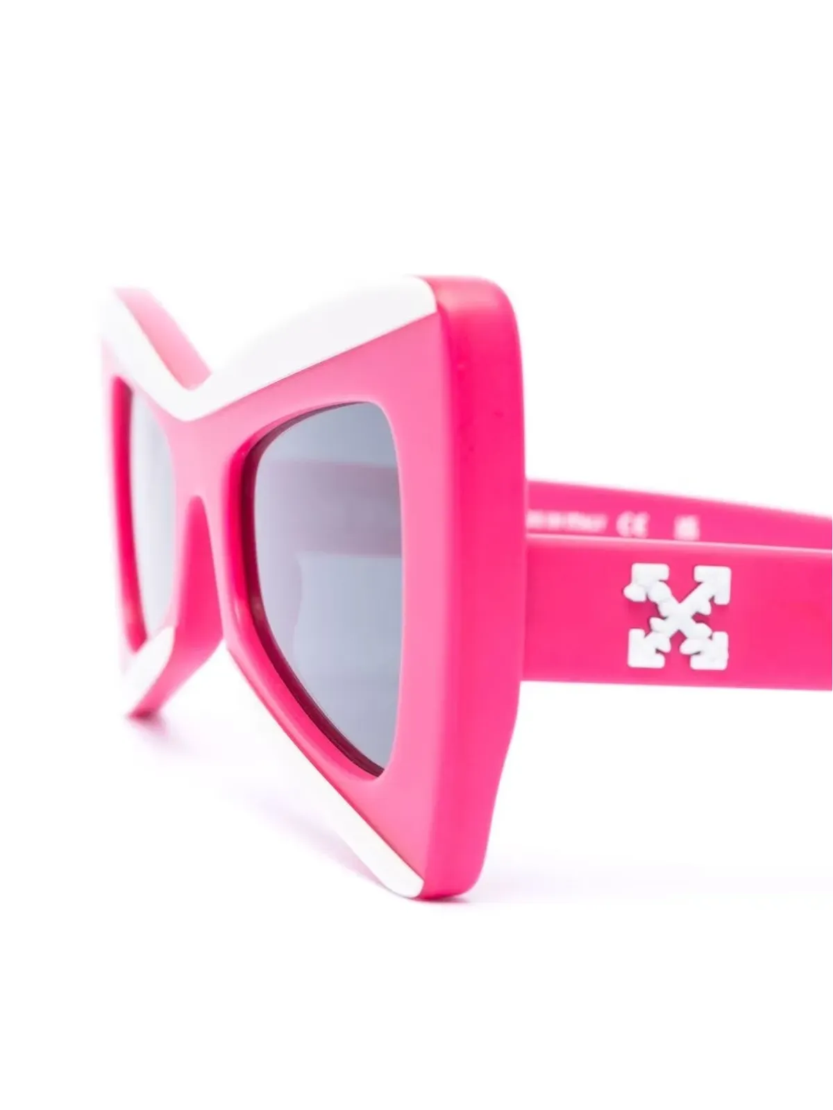 Off-White Eyewear ナッシュビル キャットアイ サングラス - ピンク - 画像3