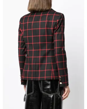alice + olivia Mya グリッド柄ブレザー - サムネイル4