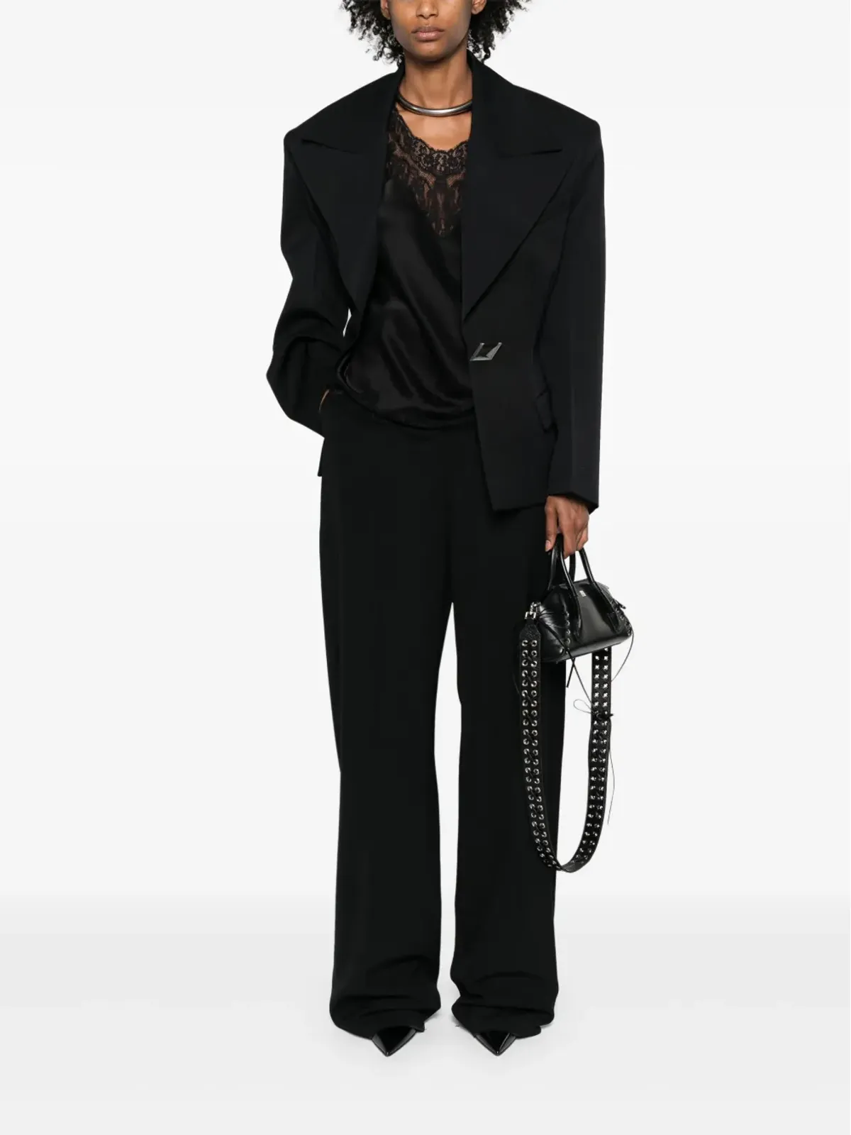 Balenciaga レーストリム タンクトップ - 画像2