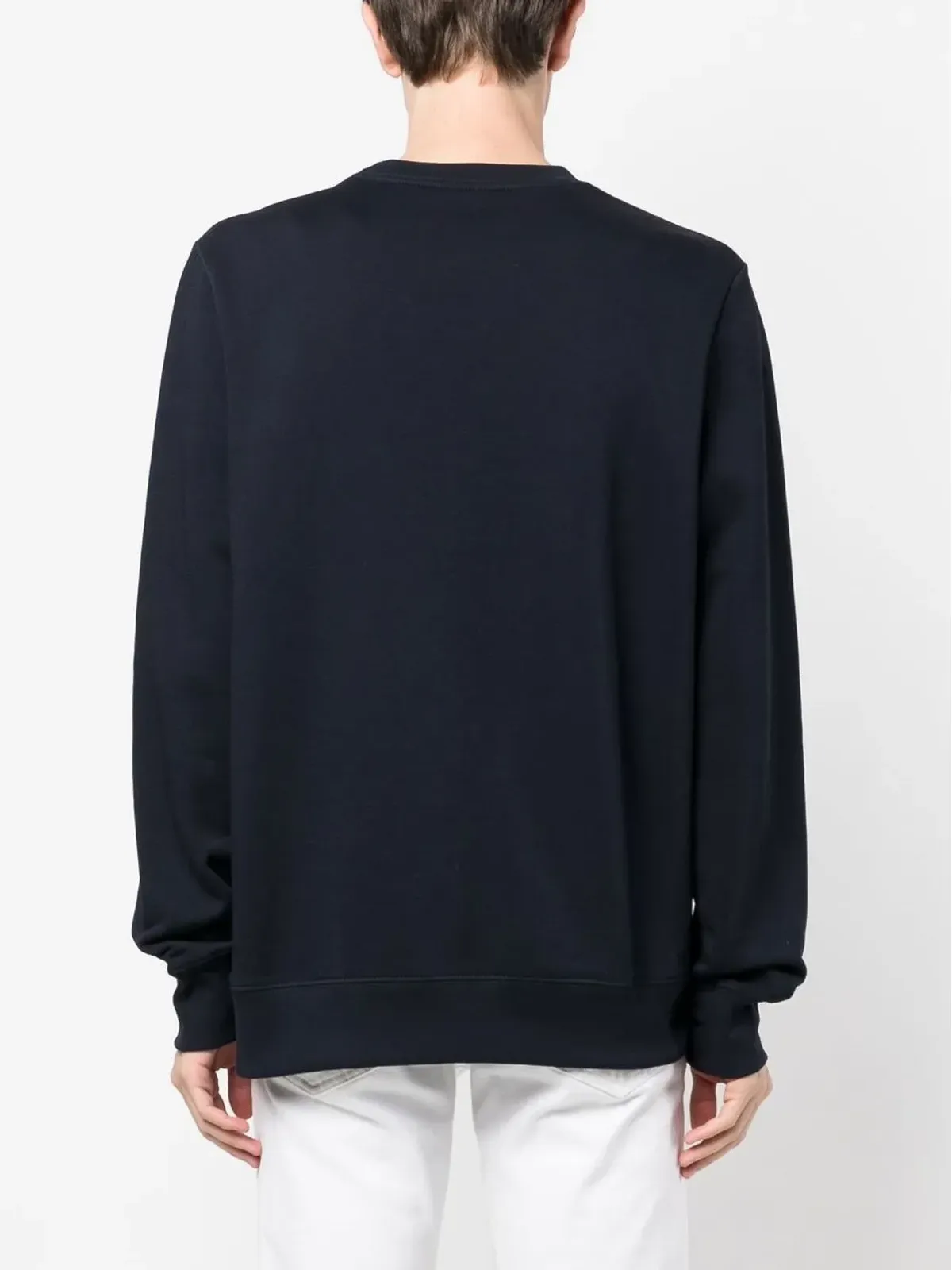 PS Paul Smith ゼブラパッチ オーガニックコットン スウェットシャツ ブルー - 画像4