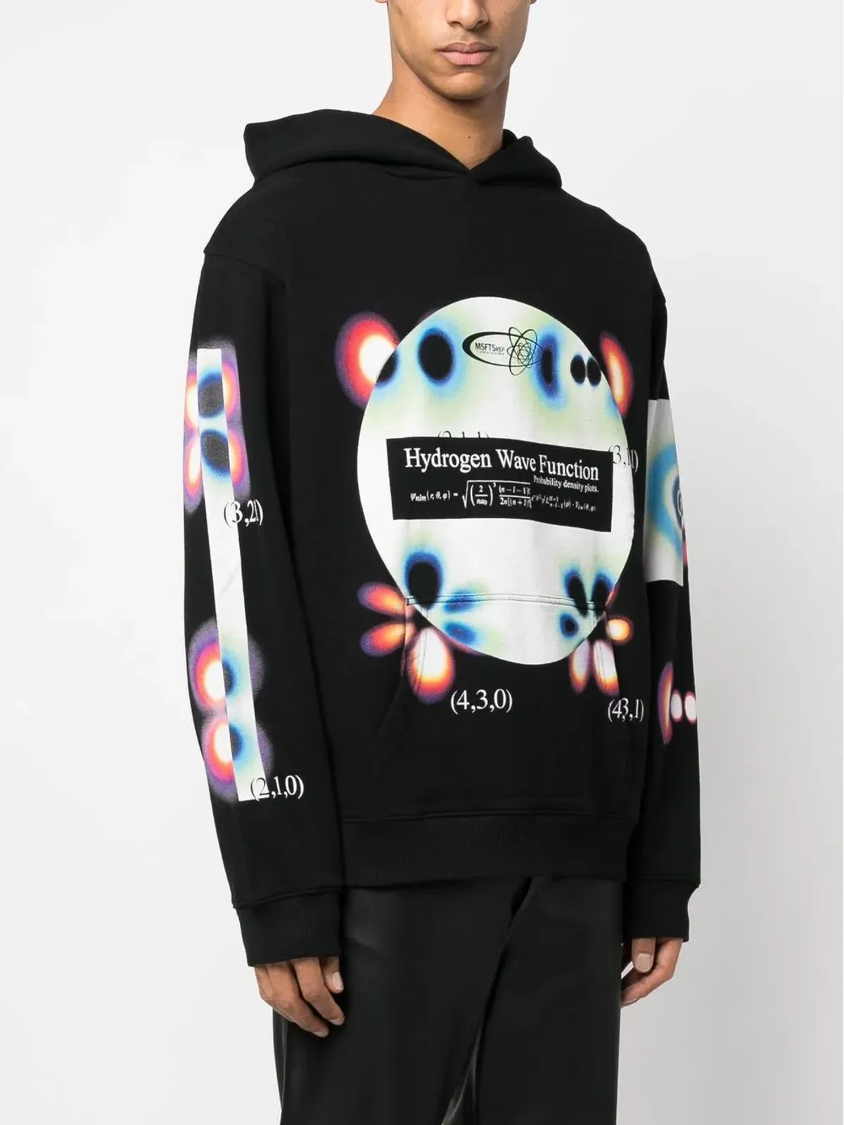 MSFTSrep グラフィックプリント コットン フーディ - 画像3