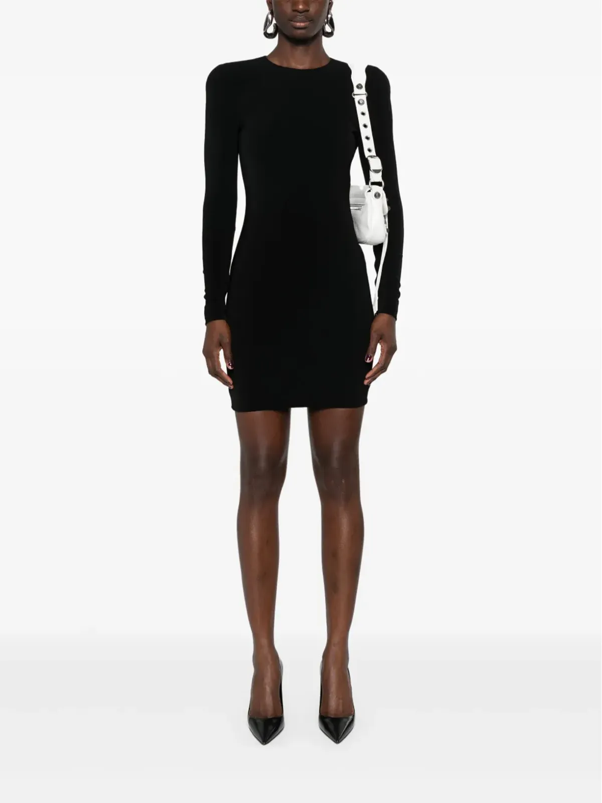 Balenciaga ロングスリーブフィットミニドレス - 画像2