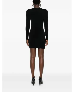 Balenciaga ロングスリーブフィットミニドレス - サムネイル4