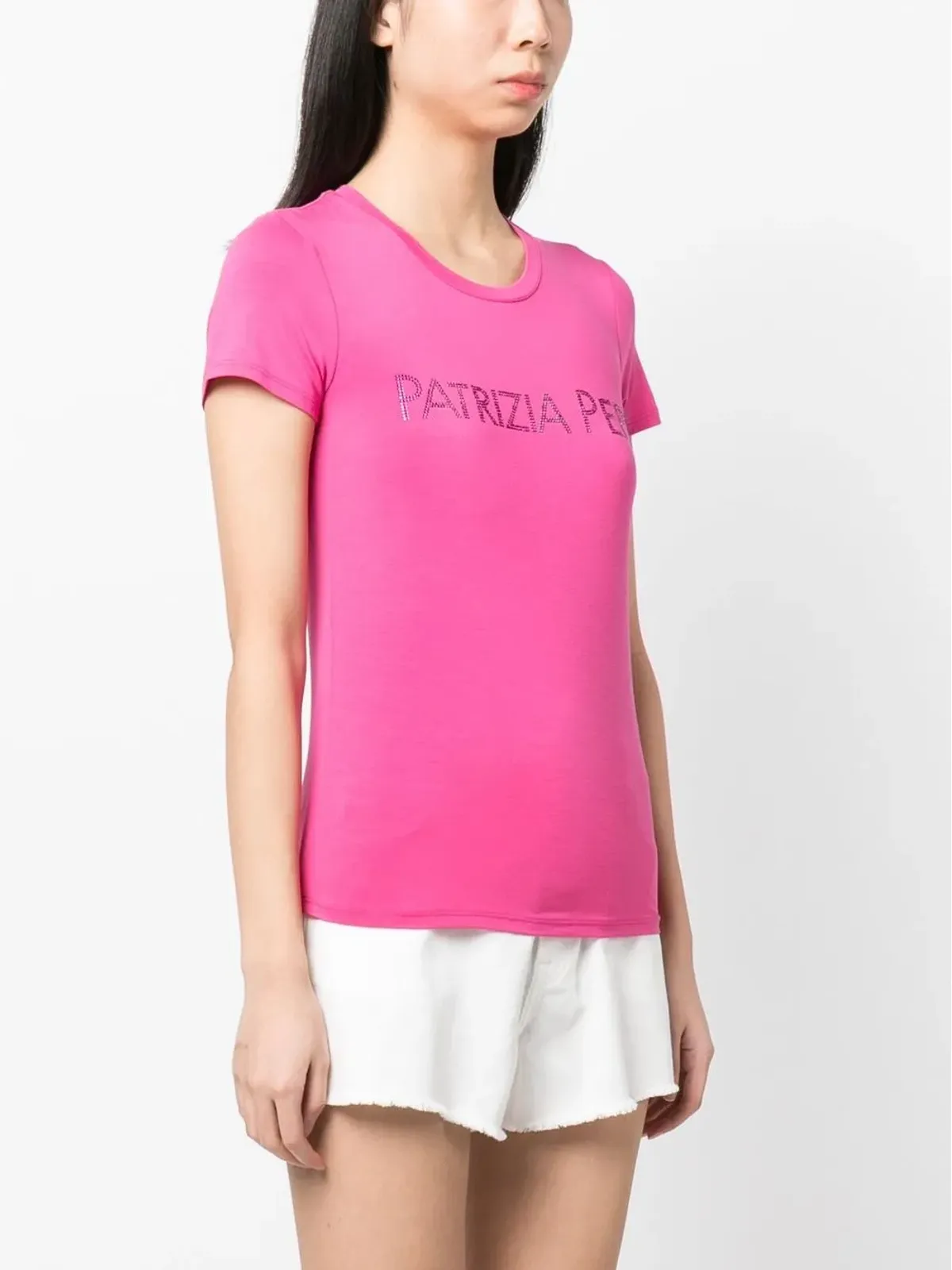 Patrizia Pepe エッセンシャル ロゴプリント Tシャツ - 画像3