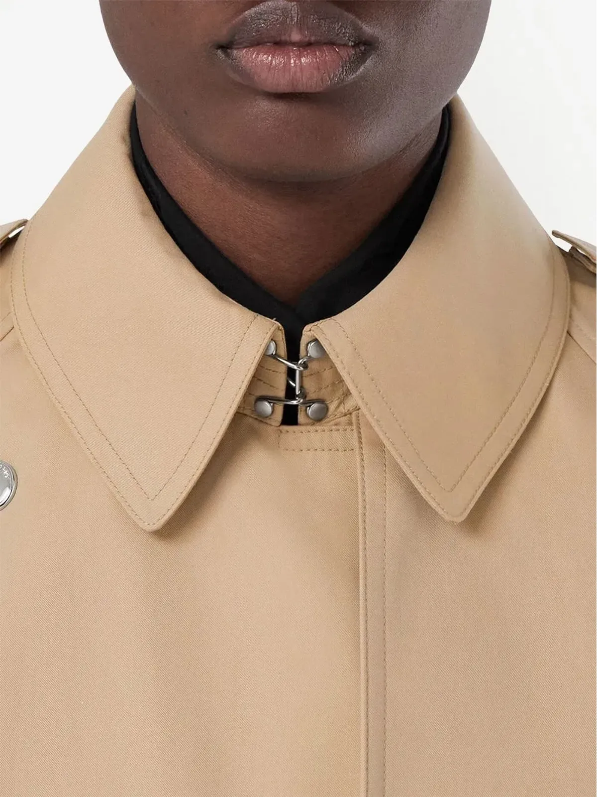Burberry ボンデッドコットンギャバジン トレンチコート ブラウン - 画像5