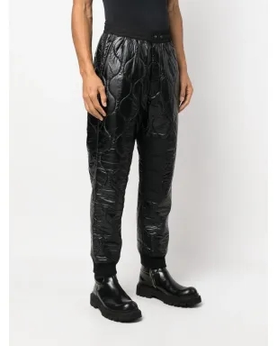 Junya Watanabe MAN キルティングストレートパンツ - Black - サムネイル3