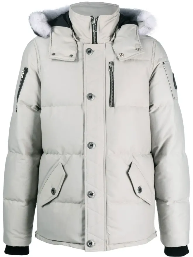 Moose Knuckles Moose Knuckles ファー風トリム付きパディドパーカの商品画像