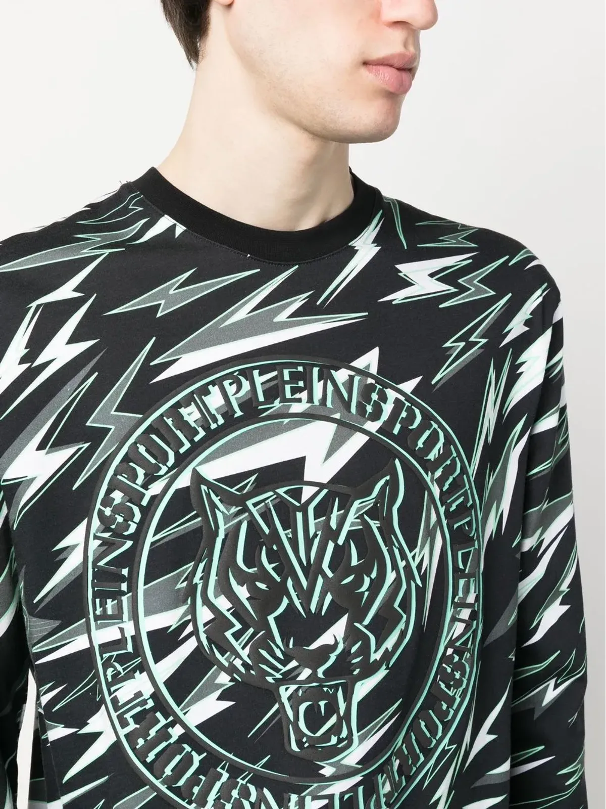 Plein Sport ライトニングプリント Tシャツ - 画像5