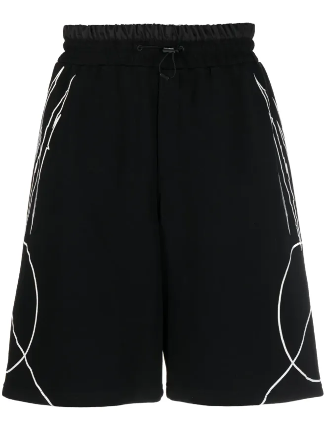 Plein Sport Plein Sport スクラッチ・エラスティックウェストショーツの商品画像