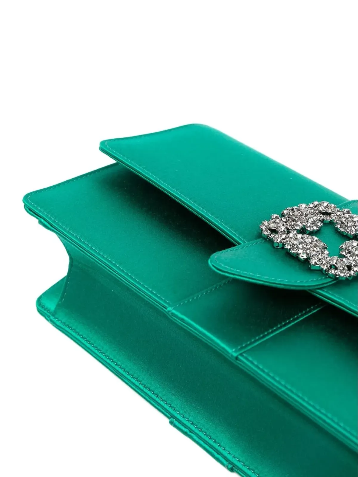 Manolo Blahnik デコラティブバックル クラッチバッグ - 画像4