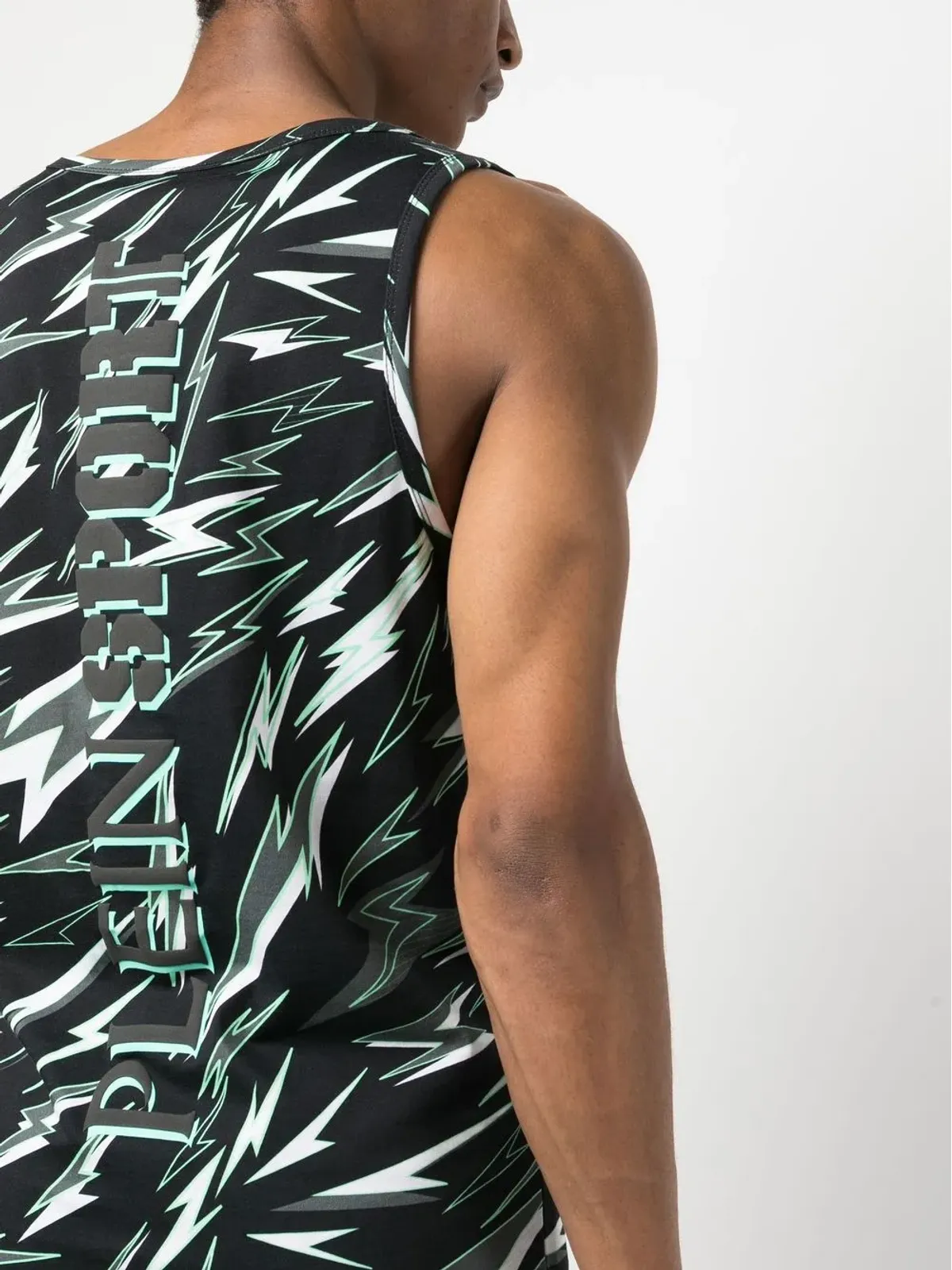 Plein Sport ロゴプリント タンクトップ - 画像5