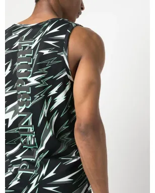 Plein Sport ロゴプリント タンクトップ - サムネイル5