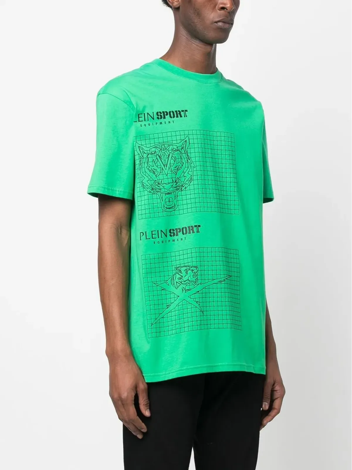 Plein Sport クルーネック タイガープリント Tシャツ - 画像3