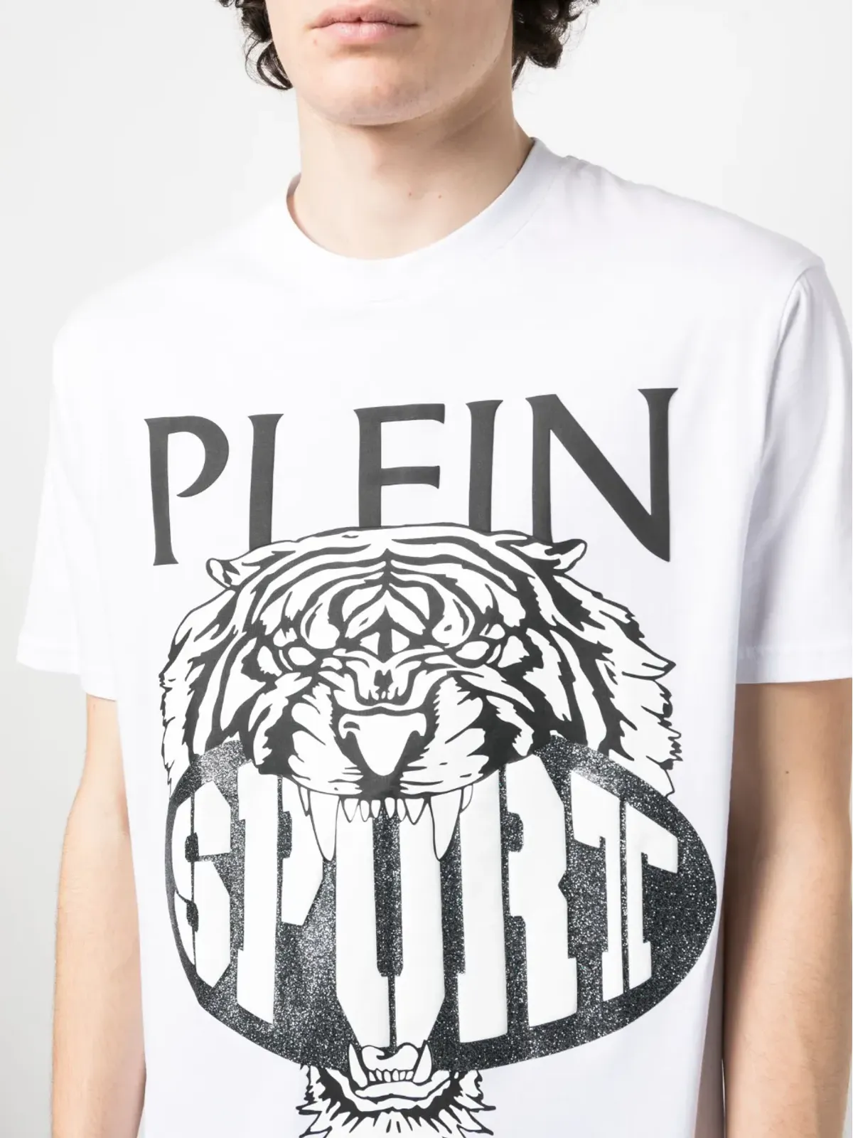 Plein Sport タイガー ラウンドネック Tシャツ - 画像5