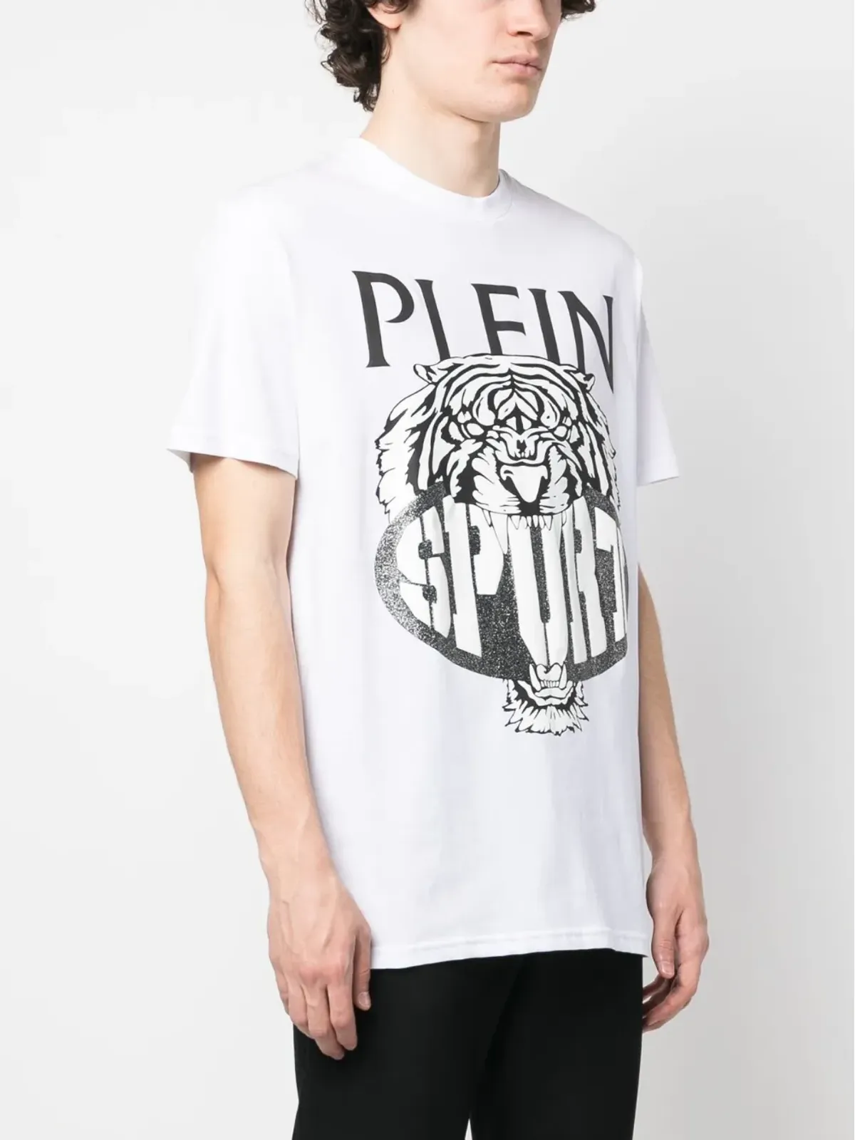 Plein Sport タイガー ラウンドネック Tシャツ - 画像3