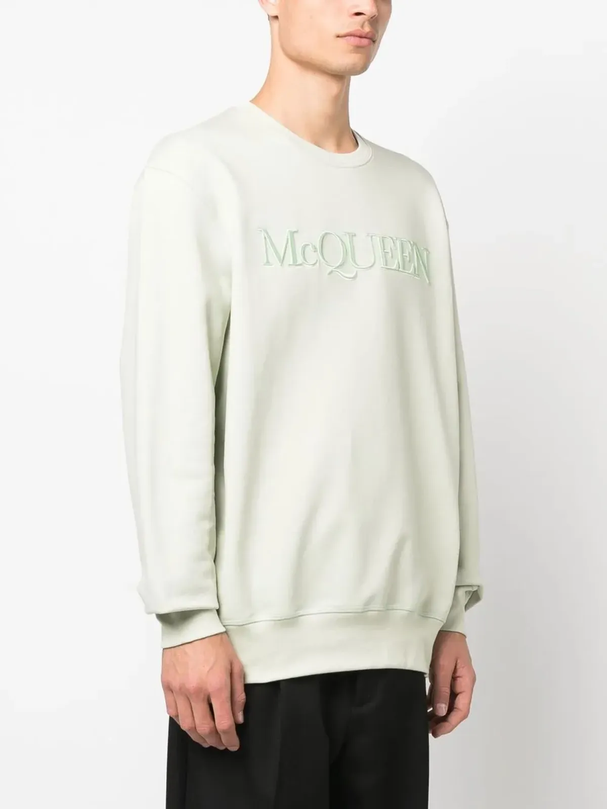 Alexander McQueen ロゴ刺繍スウェットシャツ - 画像3