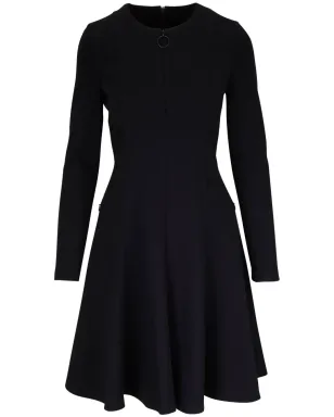 Akris Punto ジップアップ・パネルド・フレア・ミディドレス - サムネイル1