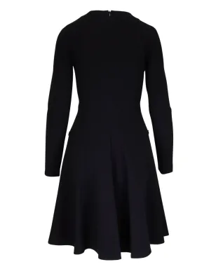 Akris Punto ジップアップ・パネルド・フレア・ミディドレス - サムネイル2