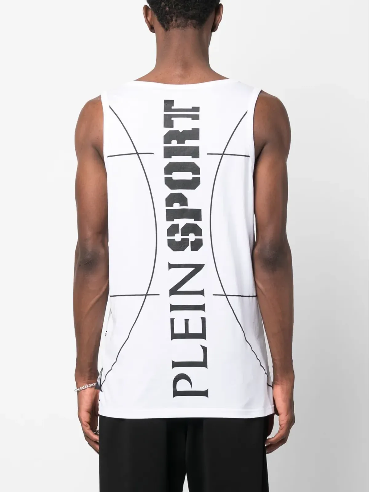 Plein Sport グラフィックプリント スクープネック タンクトップ - 画像4