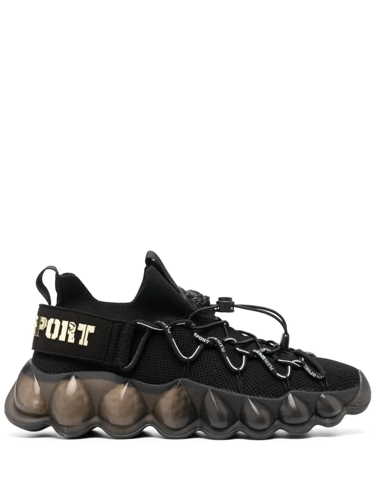 Plein Sport The Bubble Gen.X.02 Tiger ロー・トップスニーカー ブラック - 画像1
