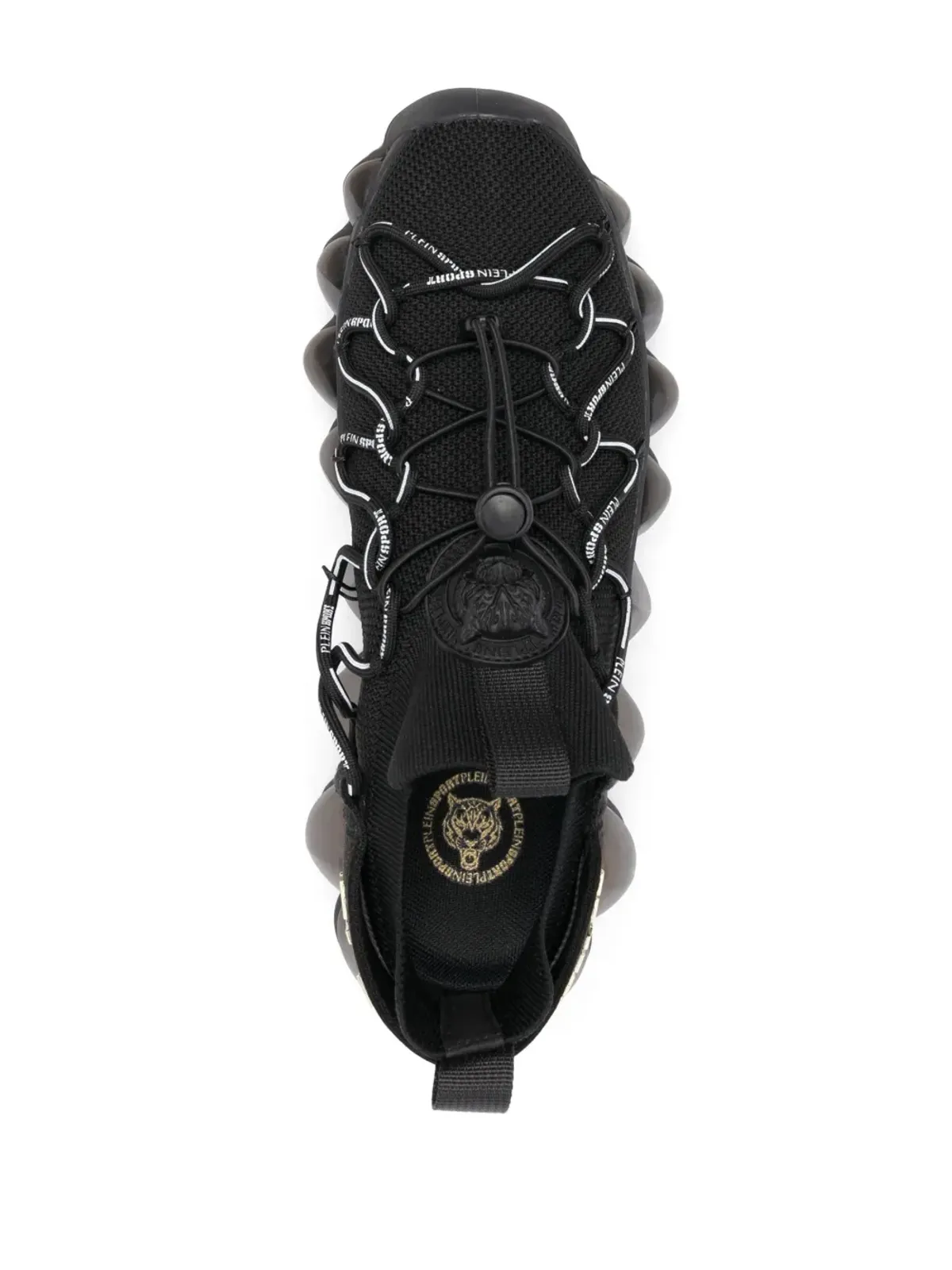 Plein Sport The Bubble Gen.X.02 Tiger ロー・トップスニーカー ブラック - 画像4