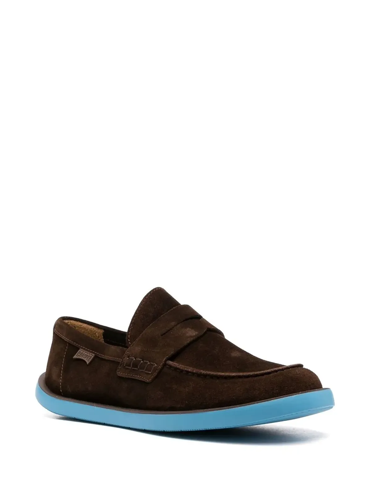 Camper Wagon suede slip-on loafers - 画像2