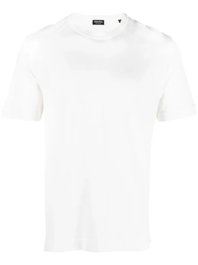 ZEGNA Zegna 後ろパッチTシャツ（ホワイト）の商品画像