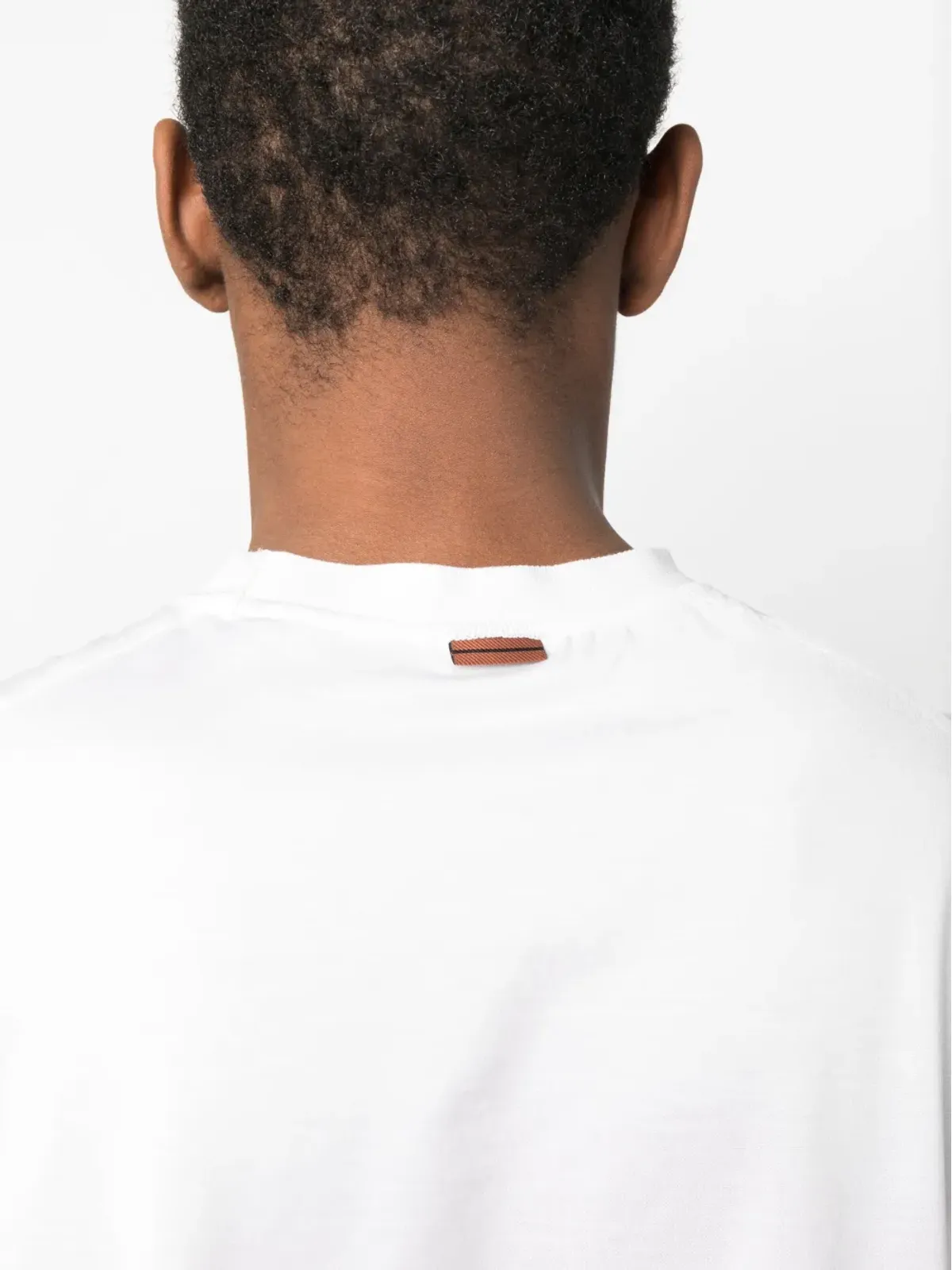 Zegna 後ろパッチTシャツ（ホワイト） - 画像5