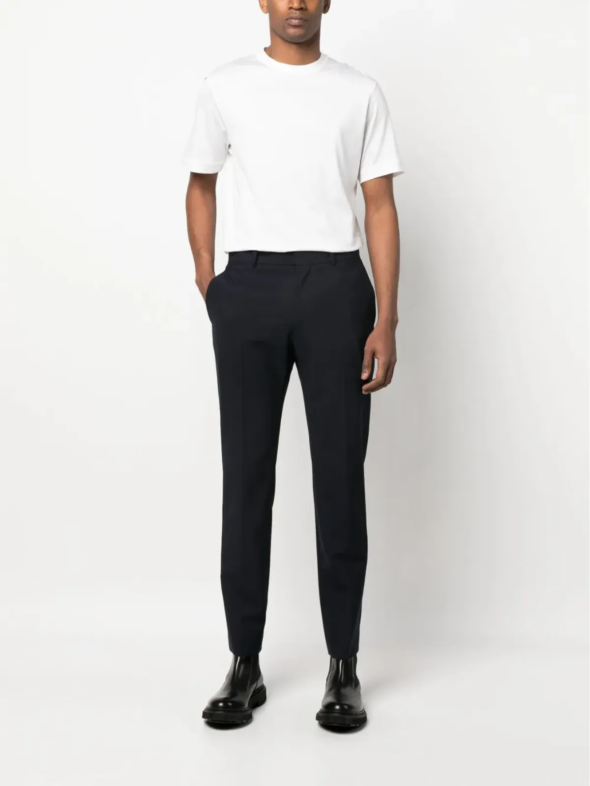 Zegna 後ろパッチTシャツ（ホワイト） - 画像2